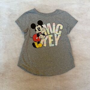 Disney Mickey Mouse Gray Kids T-Shirt